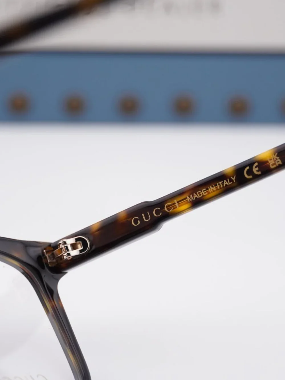 Gucci GG1820O 002 Square Eyeglasses - Havana 55mm